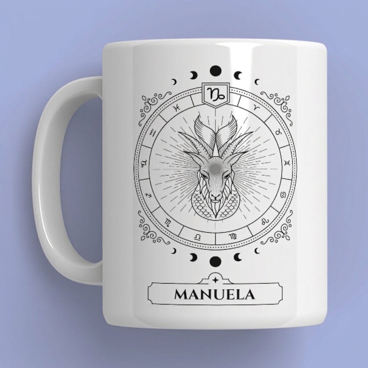 Spersonalizowany kubek z imieniem i znakiem zodiaku – Koziorożec