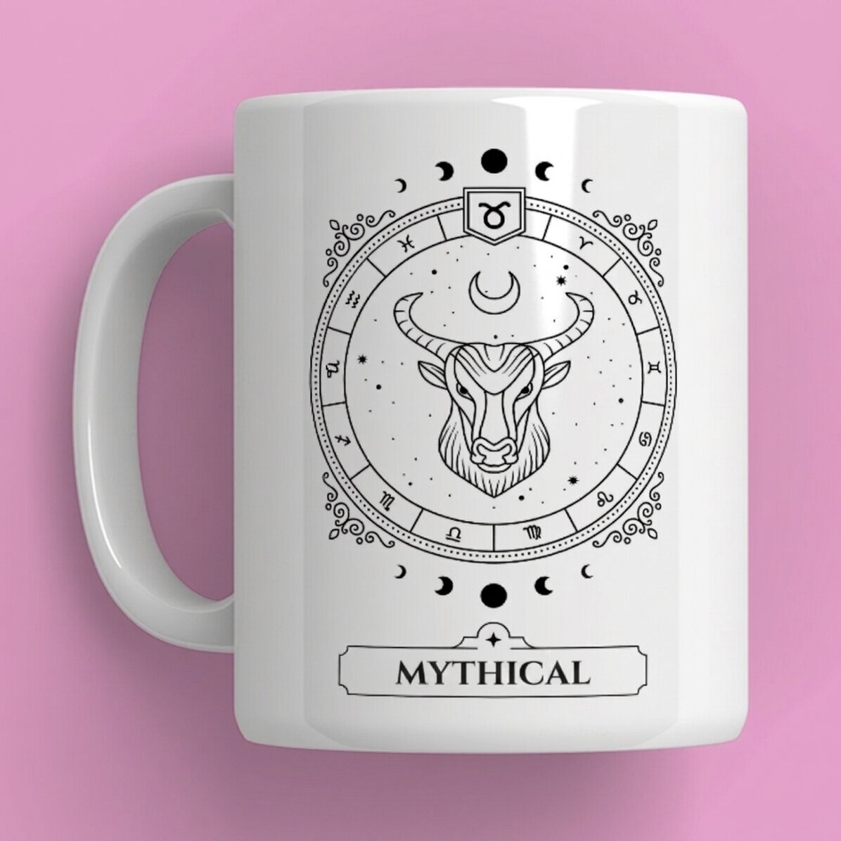Spersonalizowany kubek z imieniem i znakiem zodiaku – Byk