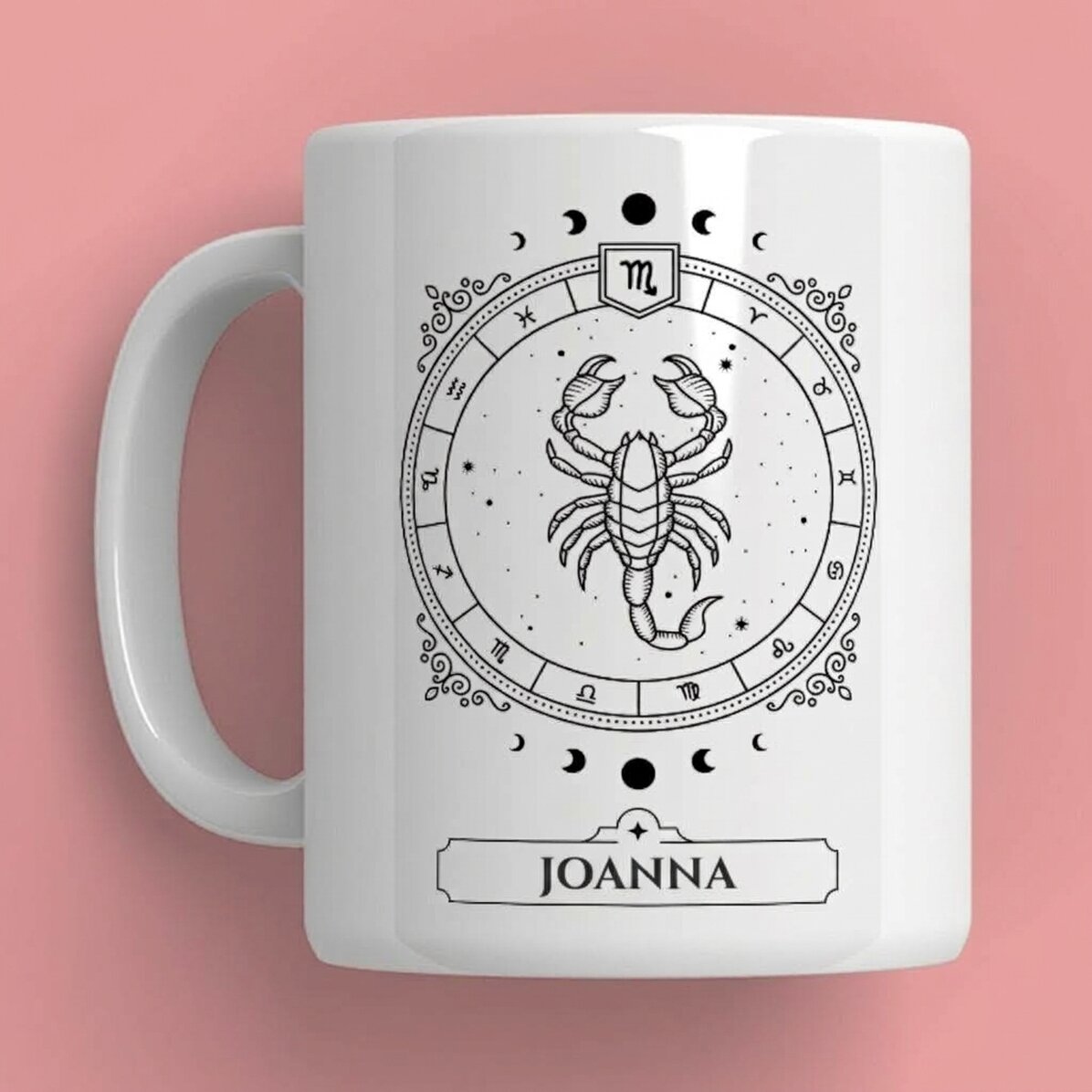 Spersonalizowany kubek z imieniem i znakiem zodiaku – Skorpion