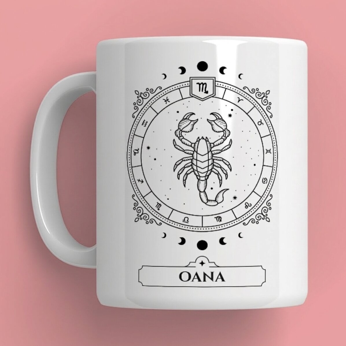 Spersonalizowany kubek z imieniem i znakiem zodiaku – Skorpion