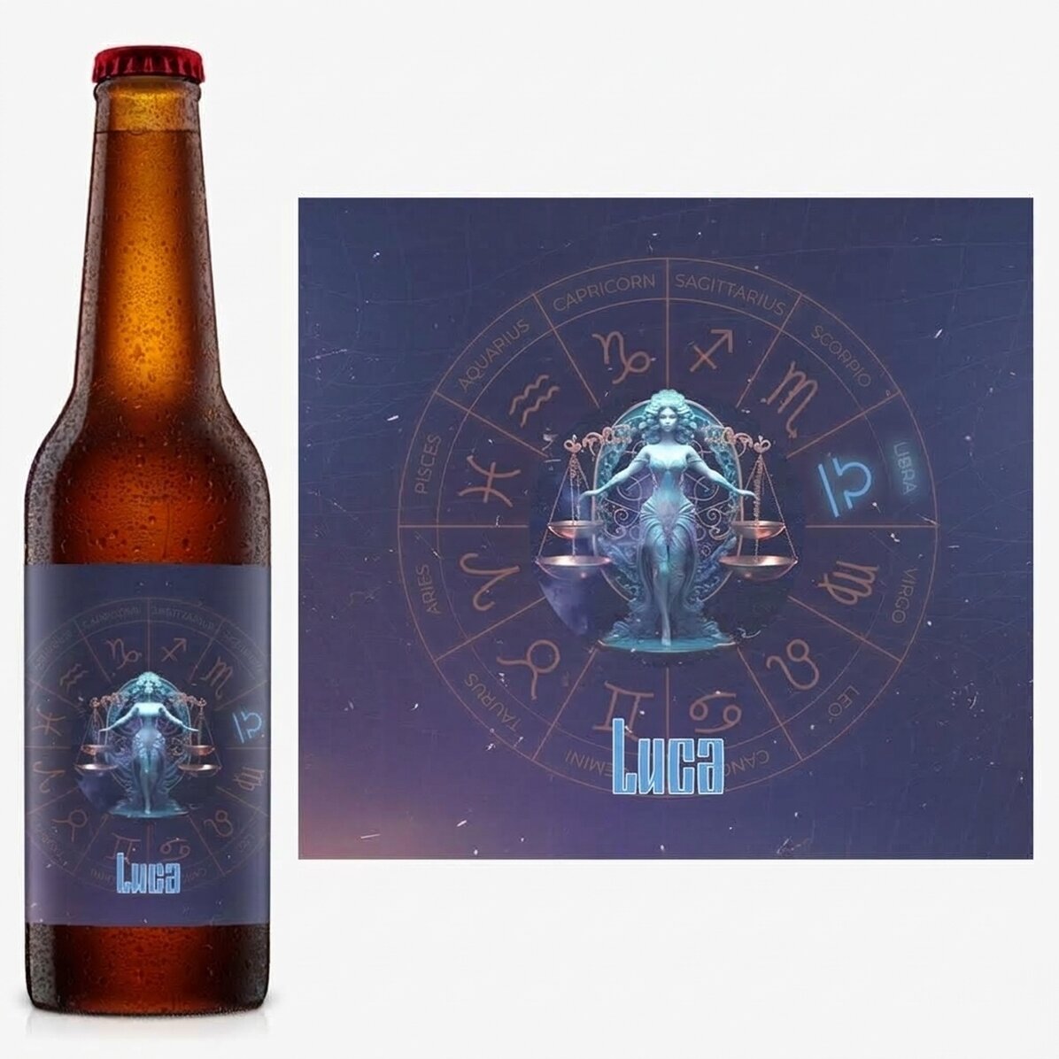 Piwo z imieniem i znakiem zodiaku – Waga