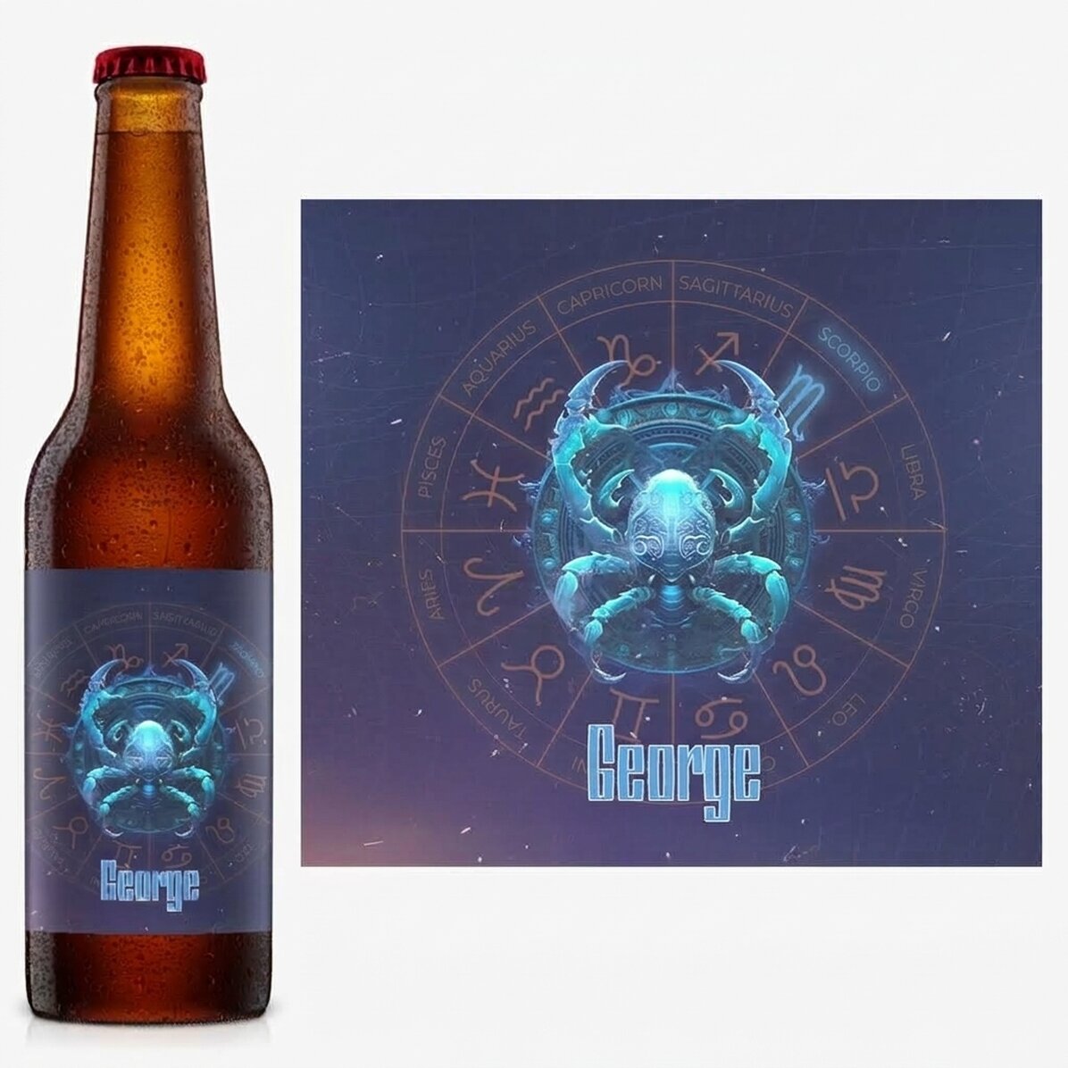 Piwo z imieniem i znakiem zodiaku – Skorpion