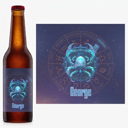 Piwo z imieniem i znakiem zodiaku – Skorpion
