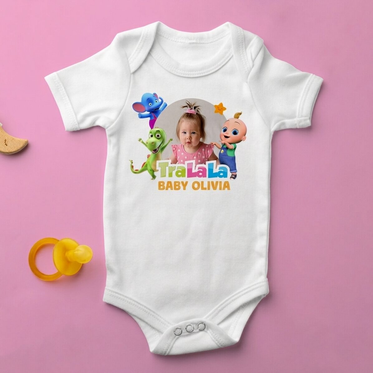 Body dla dzieci z imieniem i zdjęciem – TraLaLa