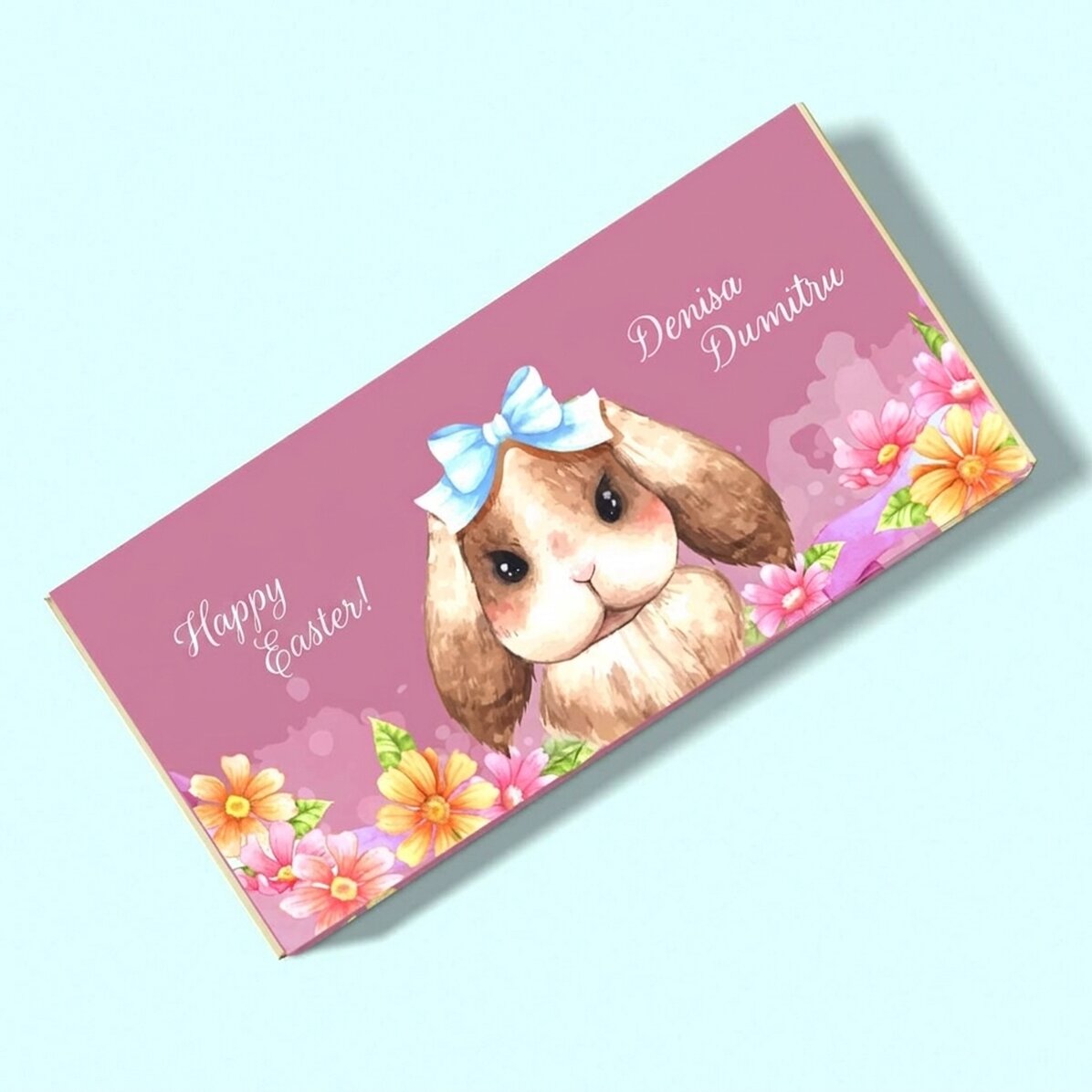 Czekolada z indywidualnym napisem – Cute Bunny