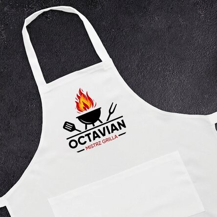 Fartuch z indywidualnym nadrukiem – Grill Master