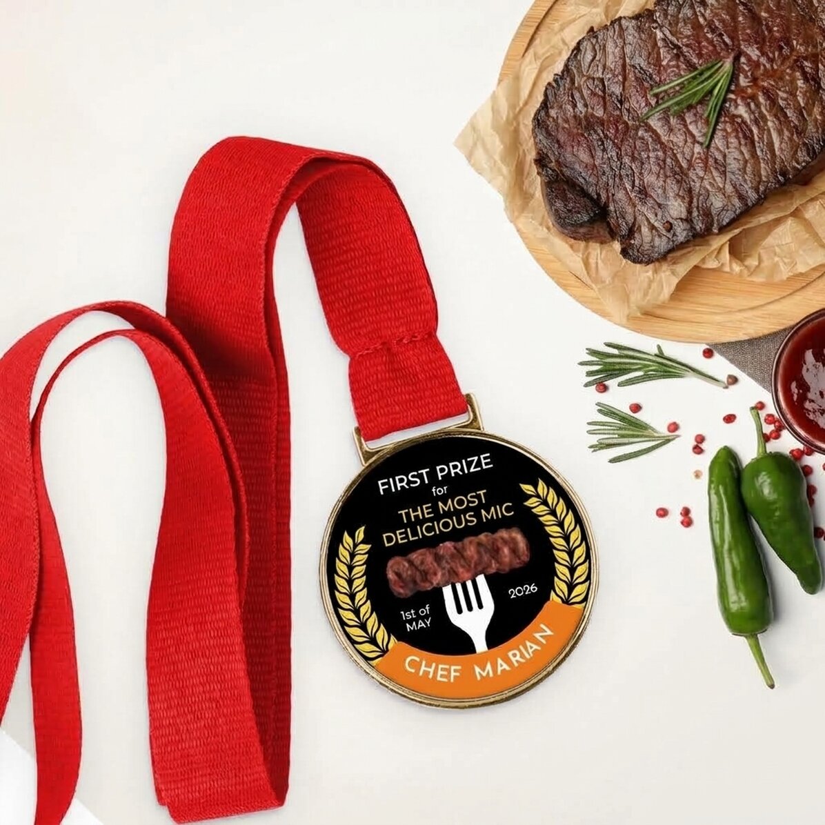 Spersonalizowany medal z dedykacją – Mistrz Małych