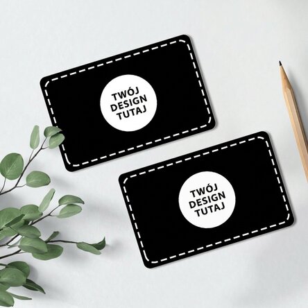 Spersonalizowana karta aluminiowa z nadrukiem po obu stronach, z Twoją grafiką w orientacji poziomej