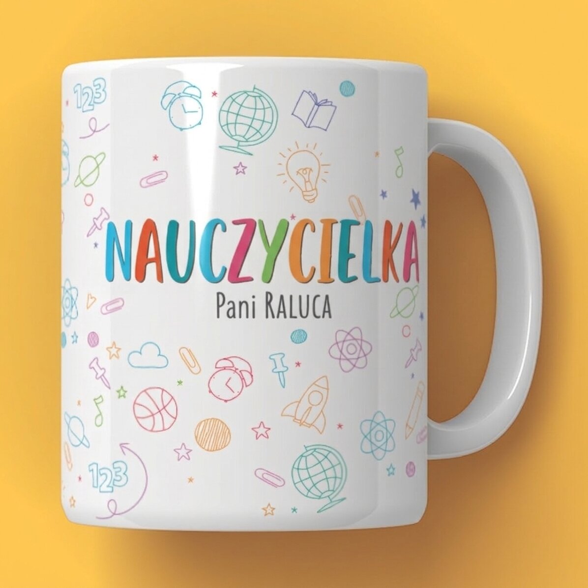 Spersonalizowany kubek z napisem – Kubek dla nauczyciela