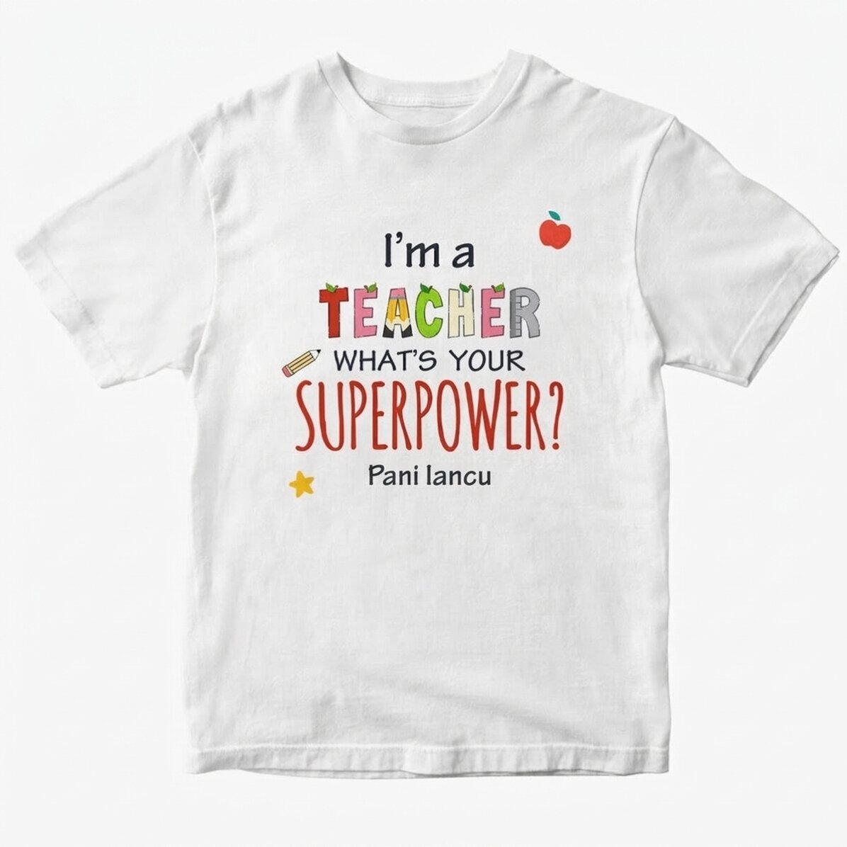Koszulka bawełniana z nadrukiem – Superpower