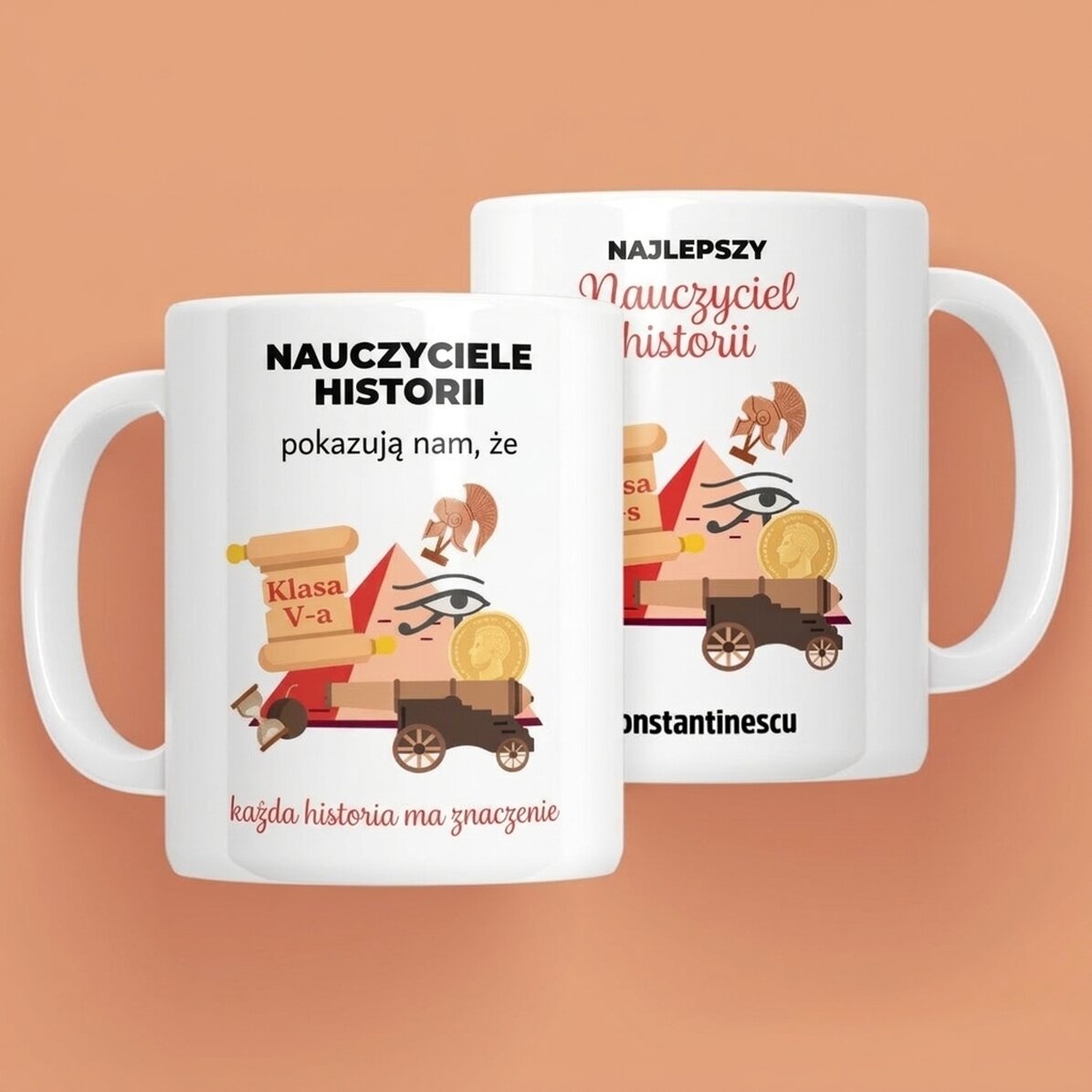 Spersonalizowany kubek z napisem – Nauczyciel historii