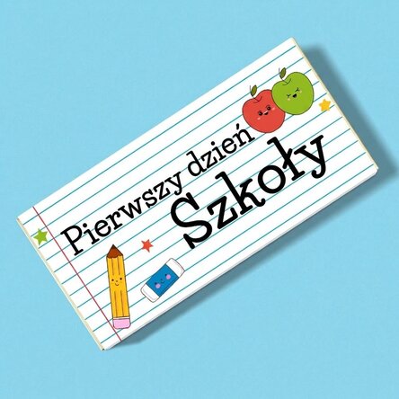 Czekolada z indywidualnym napisem – Pierwszy dzień w szkole