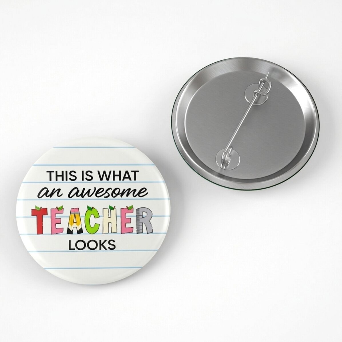 Spersonalizowana plakietka z napisem – „Awesome teacher”
