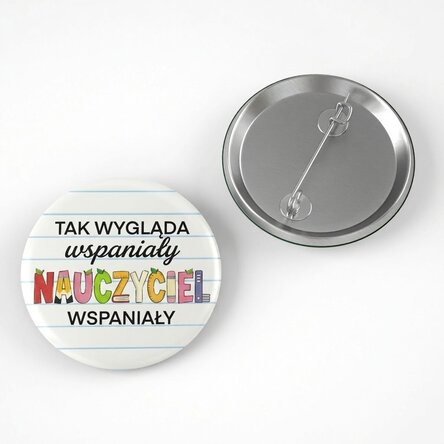 Spersonalizowana plakietka z napisem – „Awesome teacher”