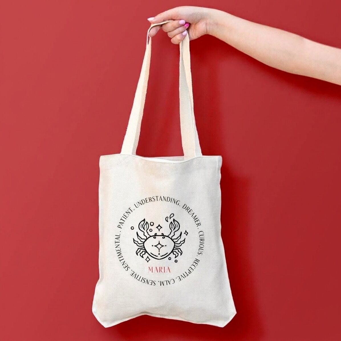 Spersonalizowana torba z napisem – Znak zodiaku Rak