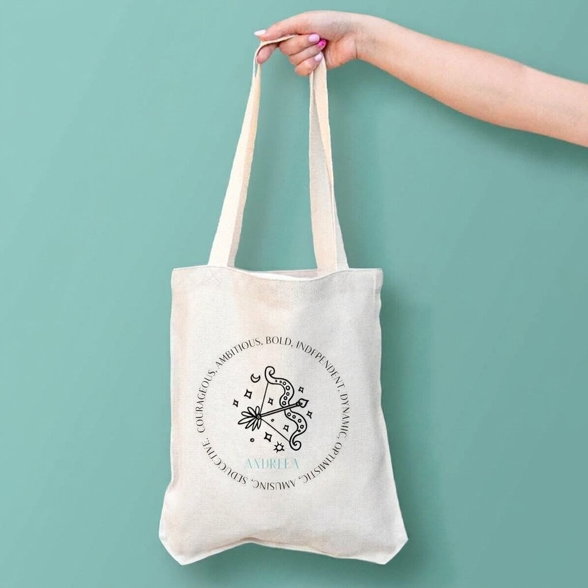 Spersonalizowana torba z napisem – znak zodiaku Strzelec