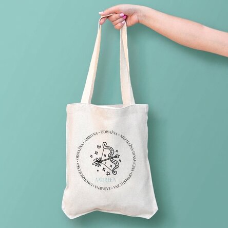 Spersonalizowana torba z napisem – znak zodiaku Strzelec