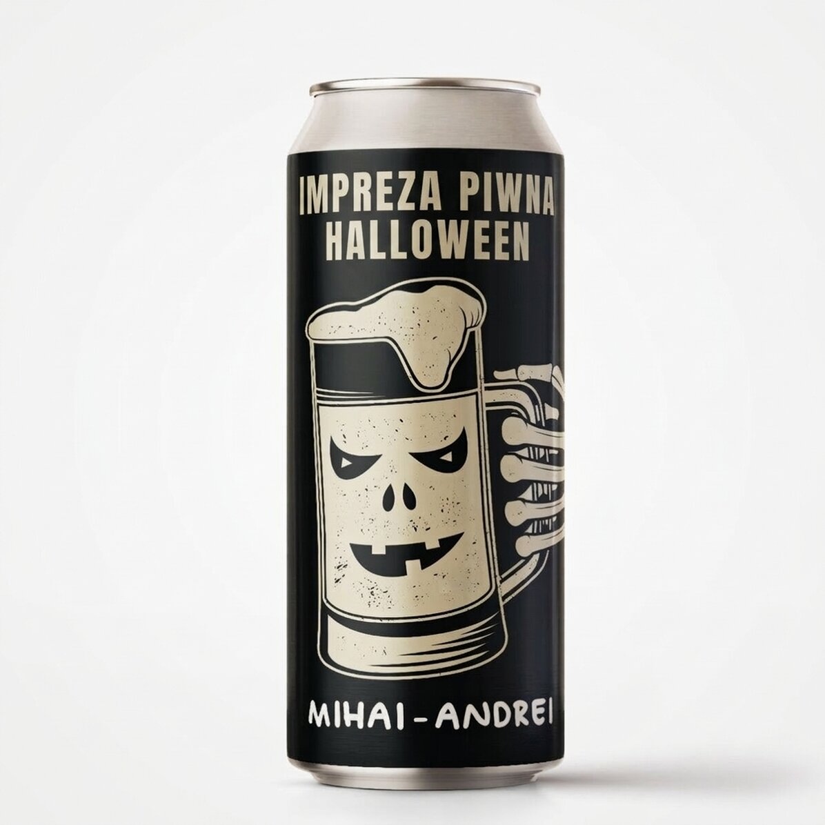 Piwo w puszce z indywidualnym nadrukiem – Halloween Beer Party