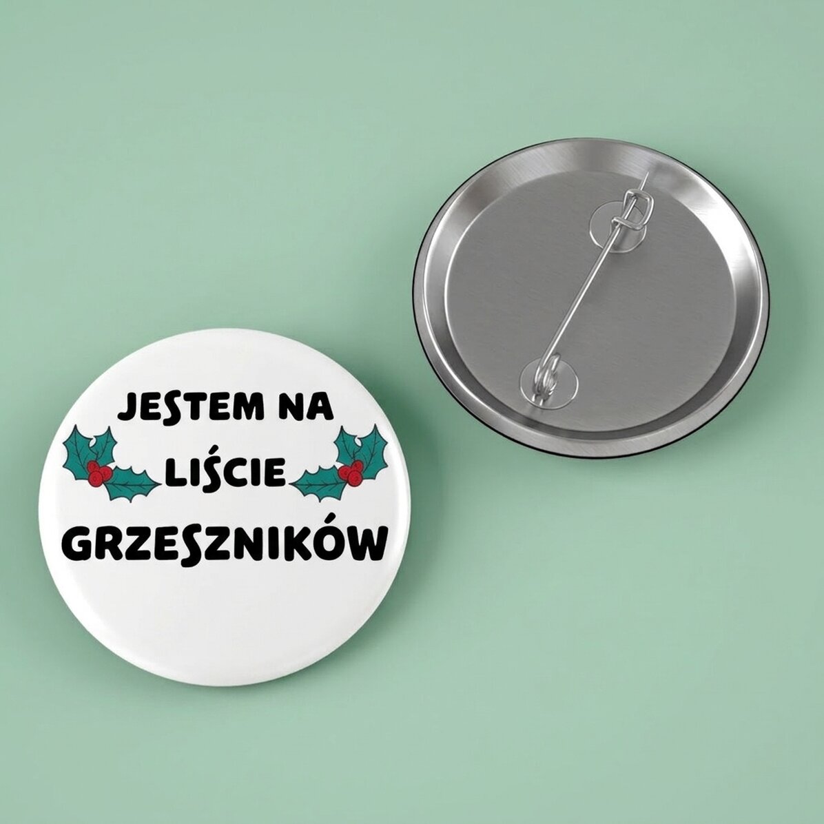 Spersonalizowana plakietka z napisem – Naughty List