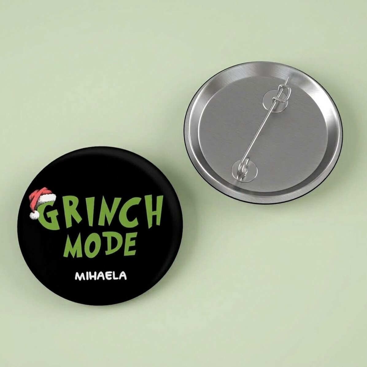 Spersonalizowana naszywka z napisem – Grinch Mode