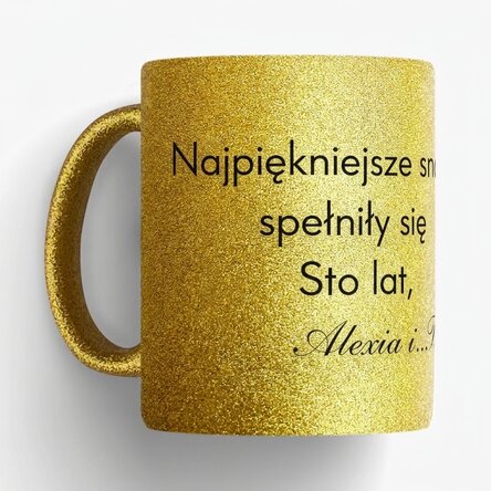 Spersonalizowany kubek z napisem