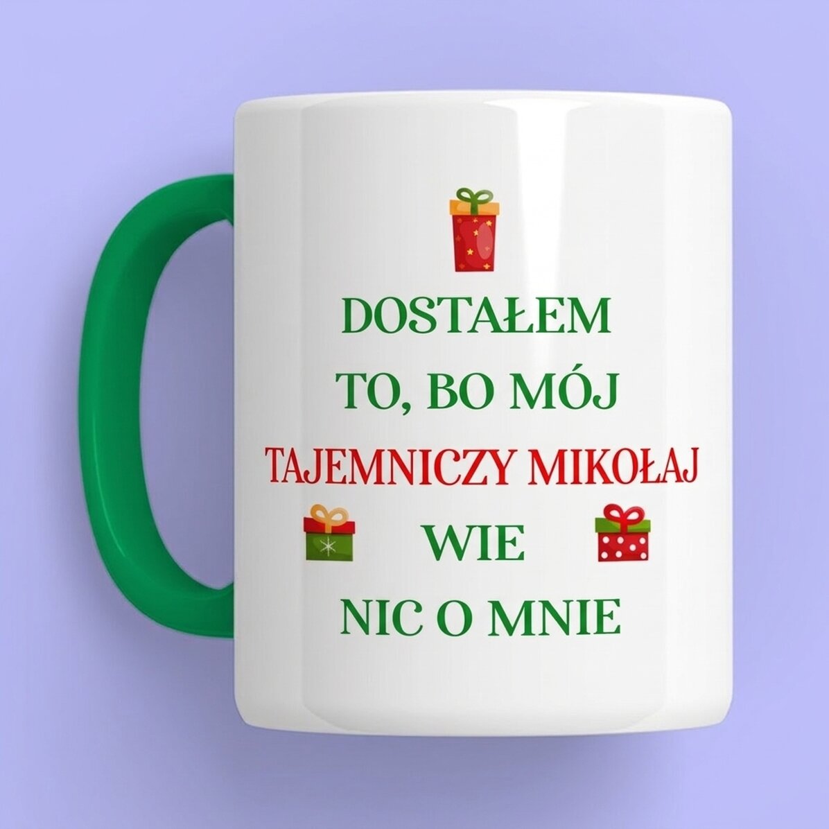 Spersonalizowany kubek z napisem – Secret Santa