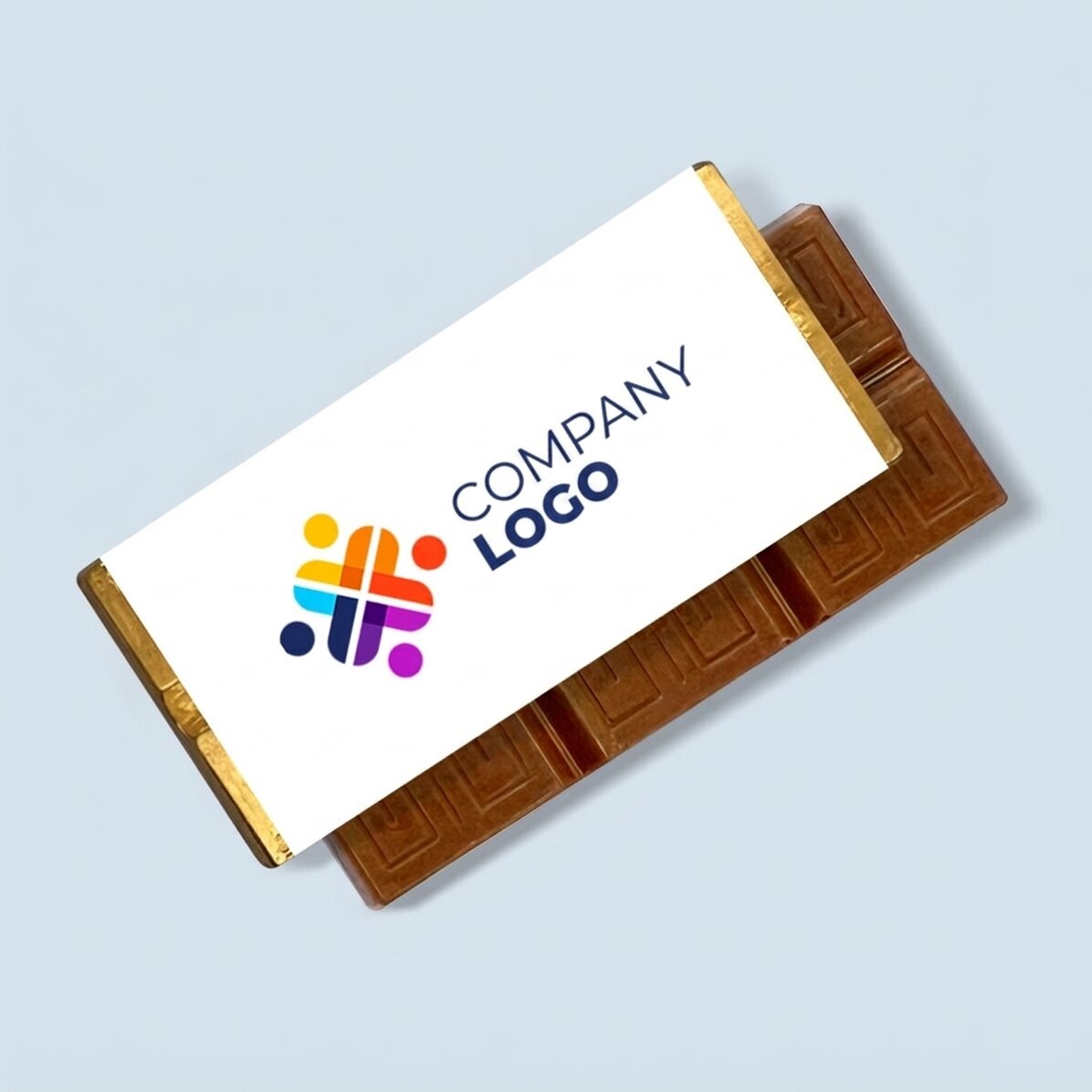 Mini tabliczka czekolady z nadrukowanym logo