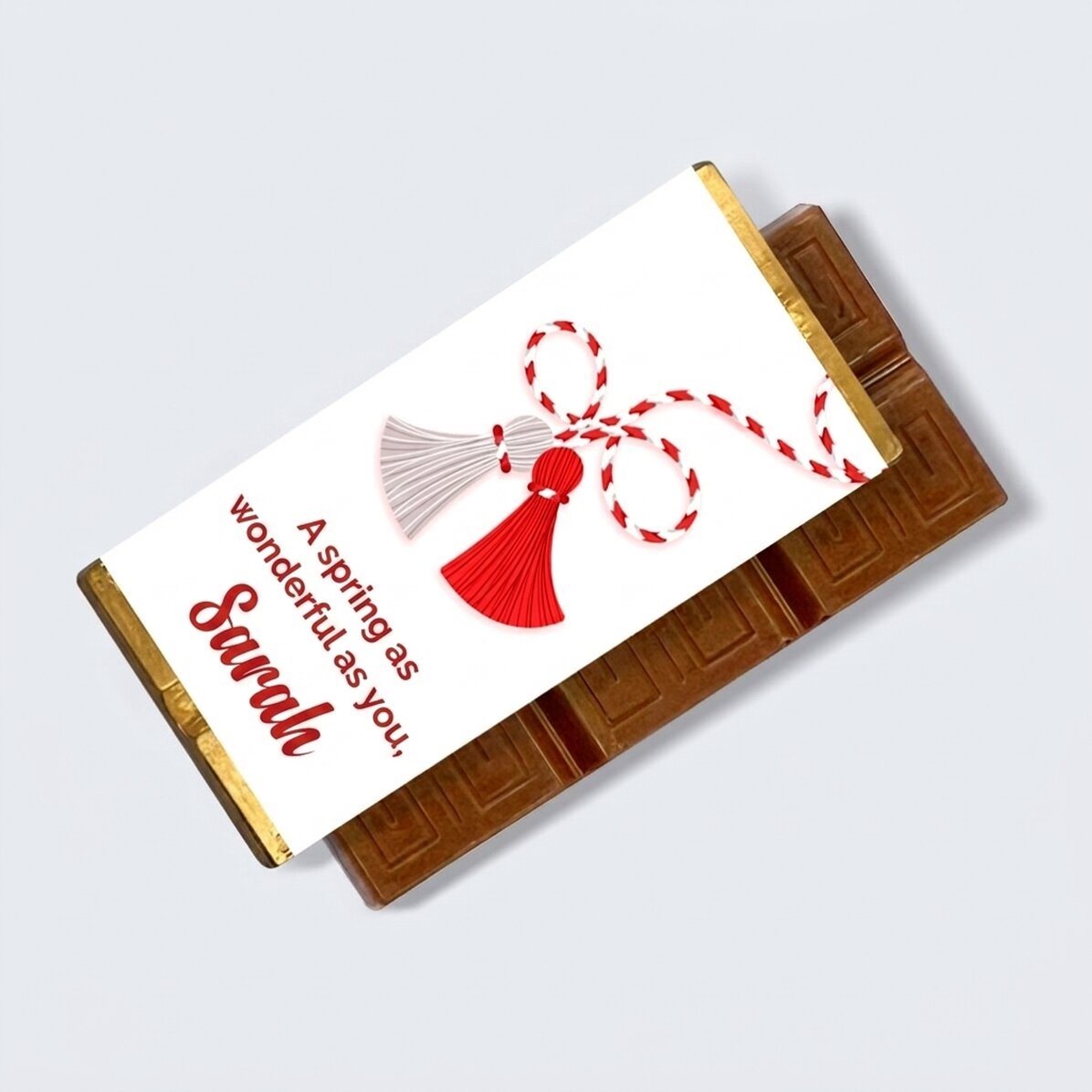 Mini tabliczka czekolady z indywidualnym napisem