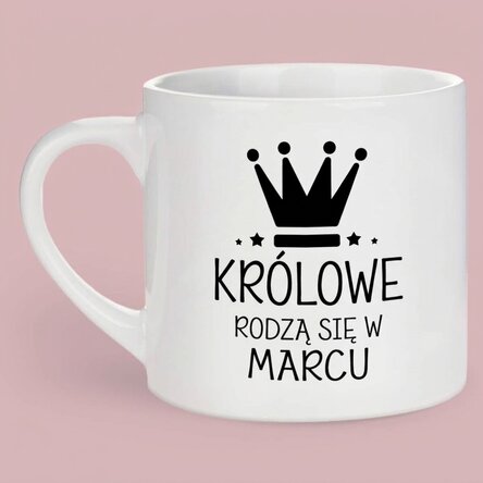 Spersonalizowany kubek do espresso z napisem – Queens
