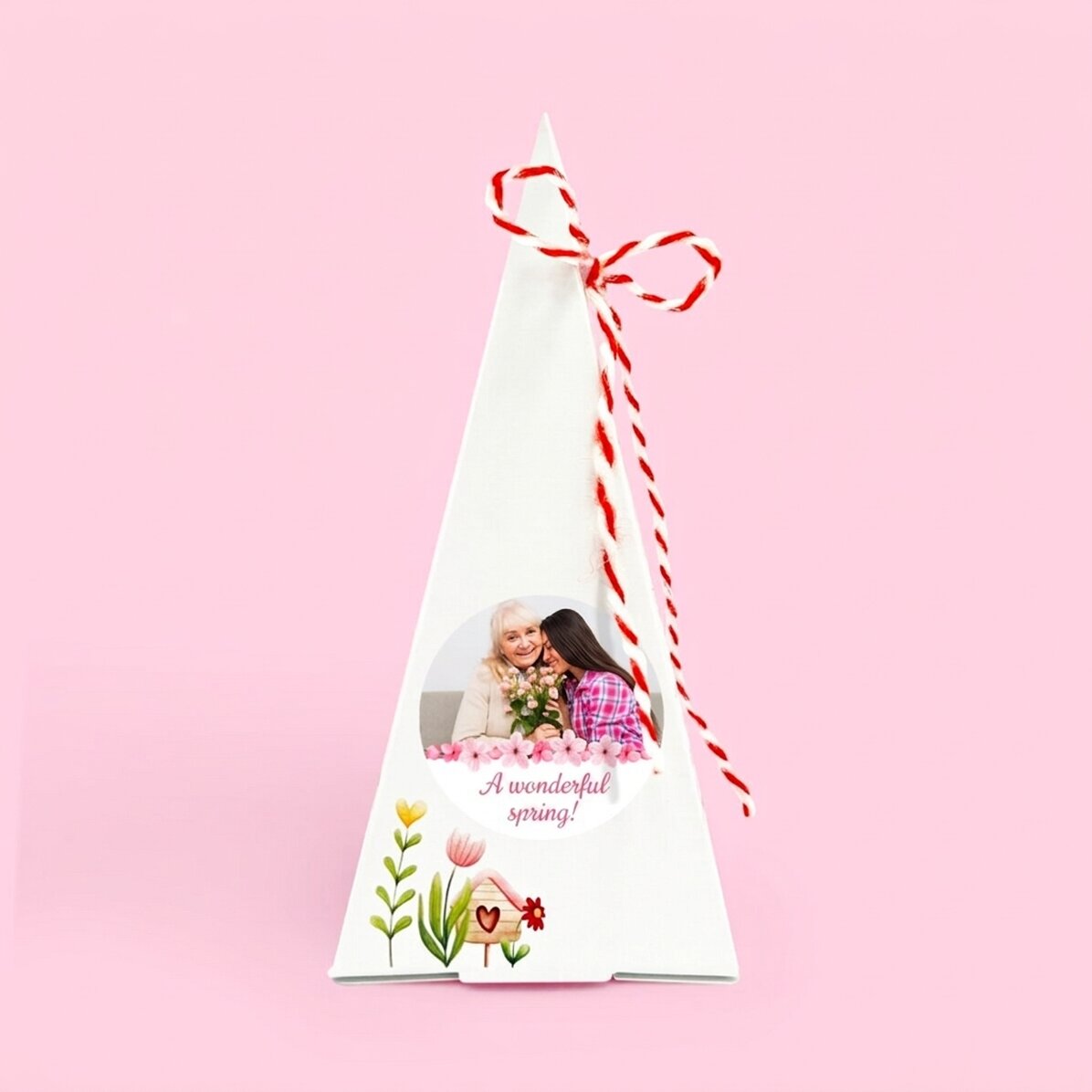 Zestaw do sadzenia kwiatów z indywidualnym nadrukiem zdjęcia i tekstu – Flowers