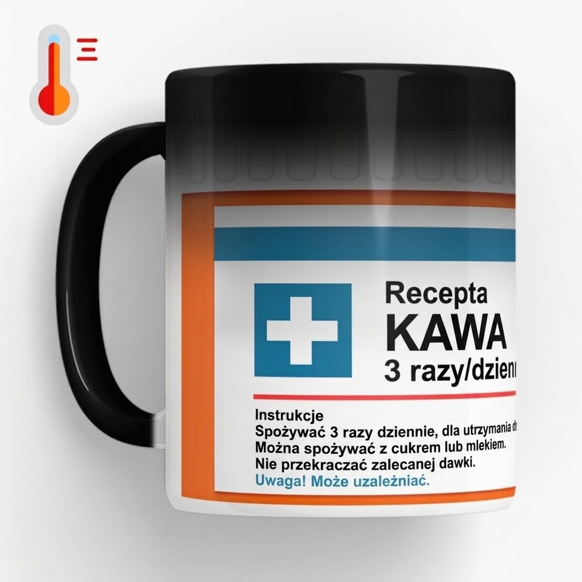 Spersonalizowany kubek termiczny z napisem – Prescriptie