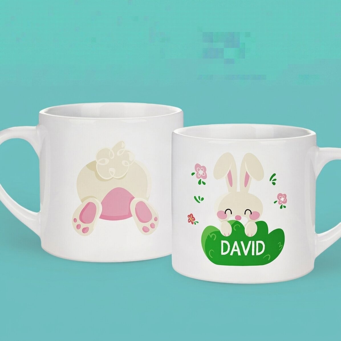 Spersonalizowany kubek dla dzieci z imieniem – Cute bunny