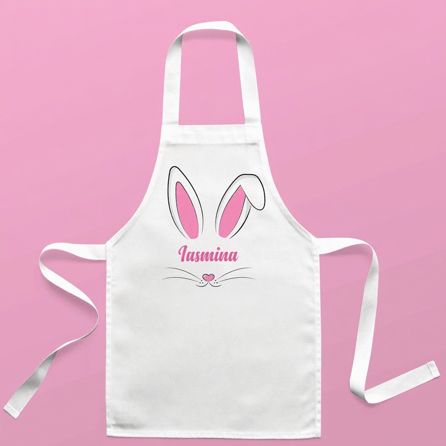 Fartuch dla dzieci z indywidualnym nadrukiem – Bunny