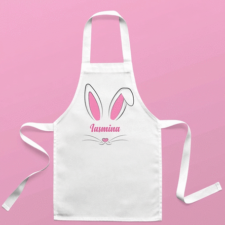 Fartuch dla dzieci z indywidualnym nadrukiem – Bunny