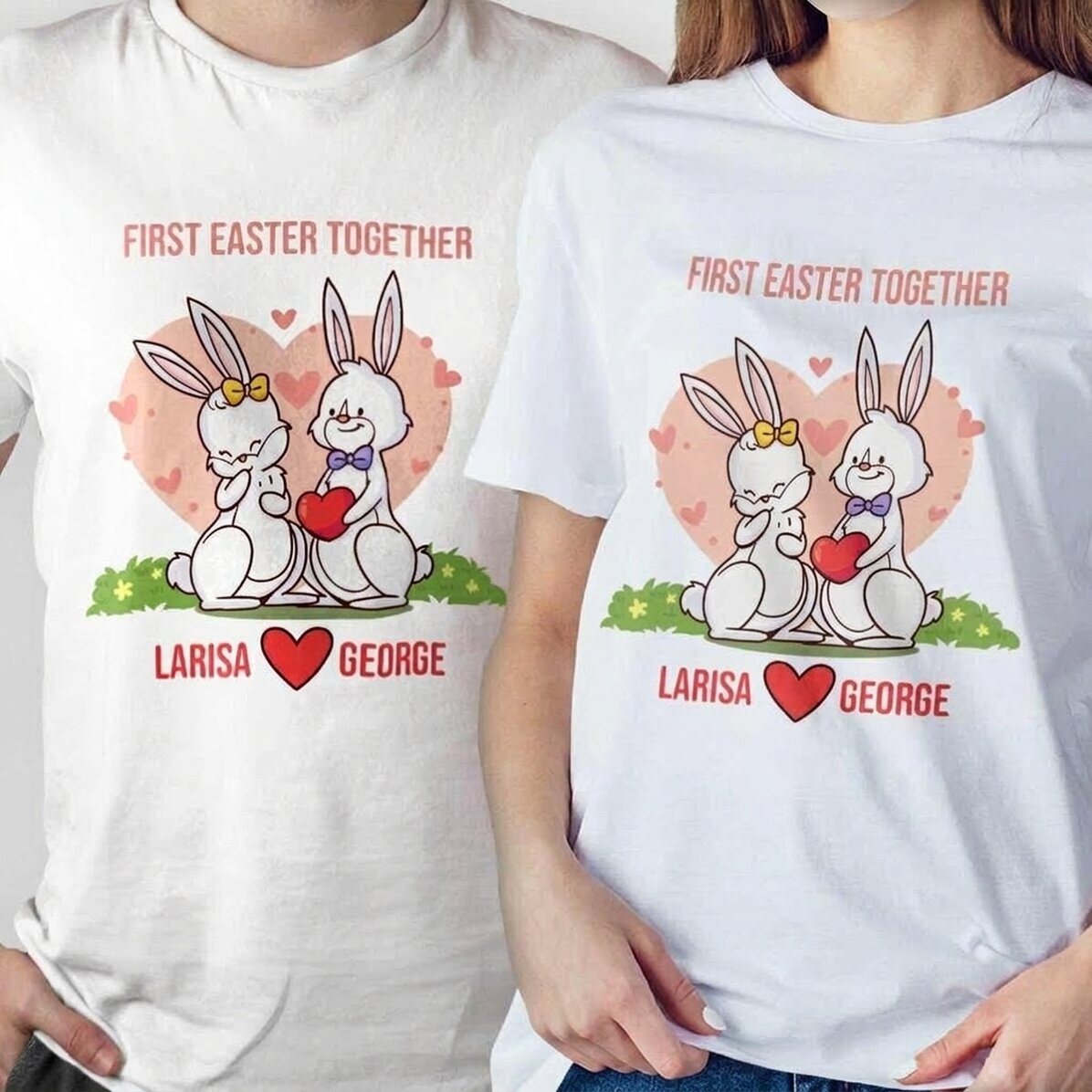 Koszulka bawełniana z indywidualnym nadrukiem – First Easter Together