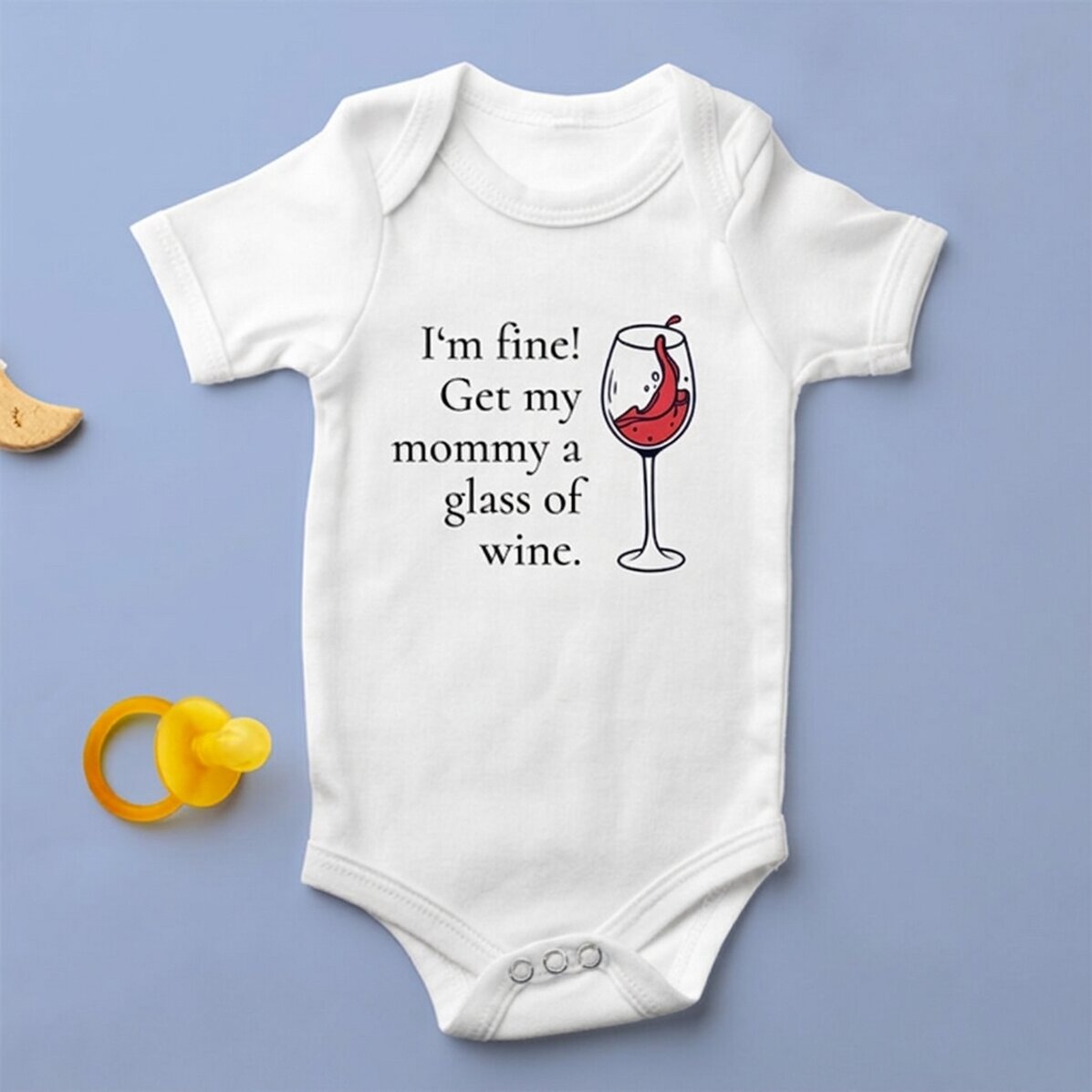 Body dla dzieci z indywidualnym nadrukiem – Wine