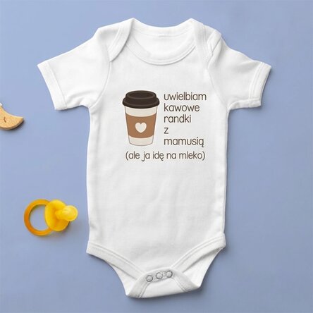 Body niemowlęce z nadrukiem na zamówienie – Coffee
