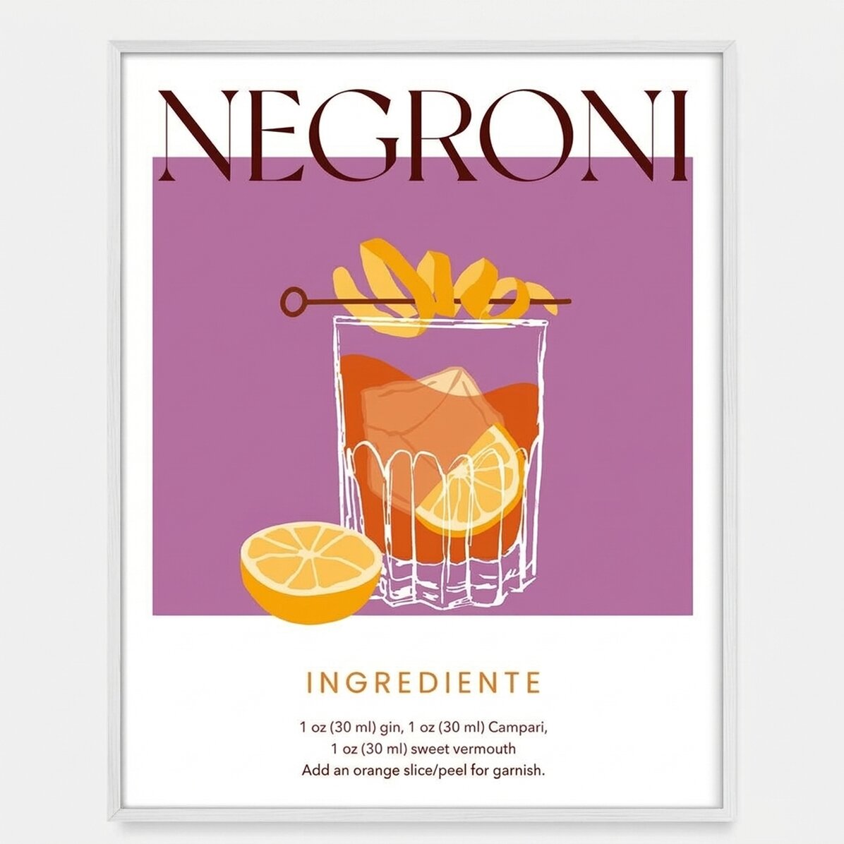 Plakat Negroni