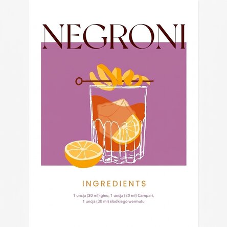 Plakat Negroni