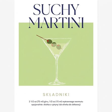 Plakat „Dry Martini”