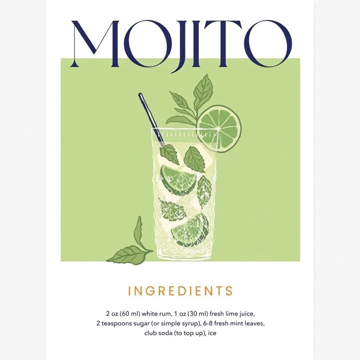 Plakat „Mojito”