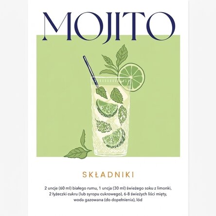 Plakat „Mojito”