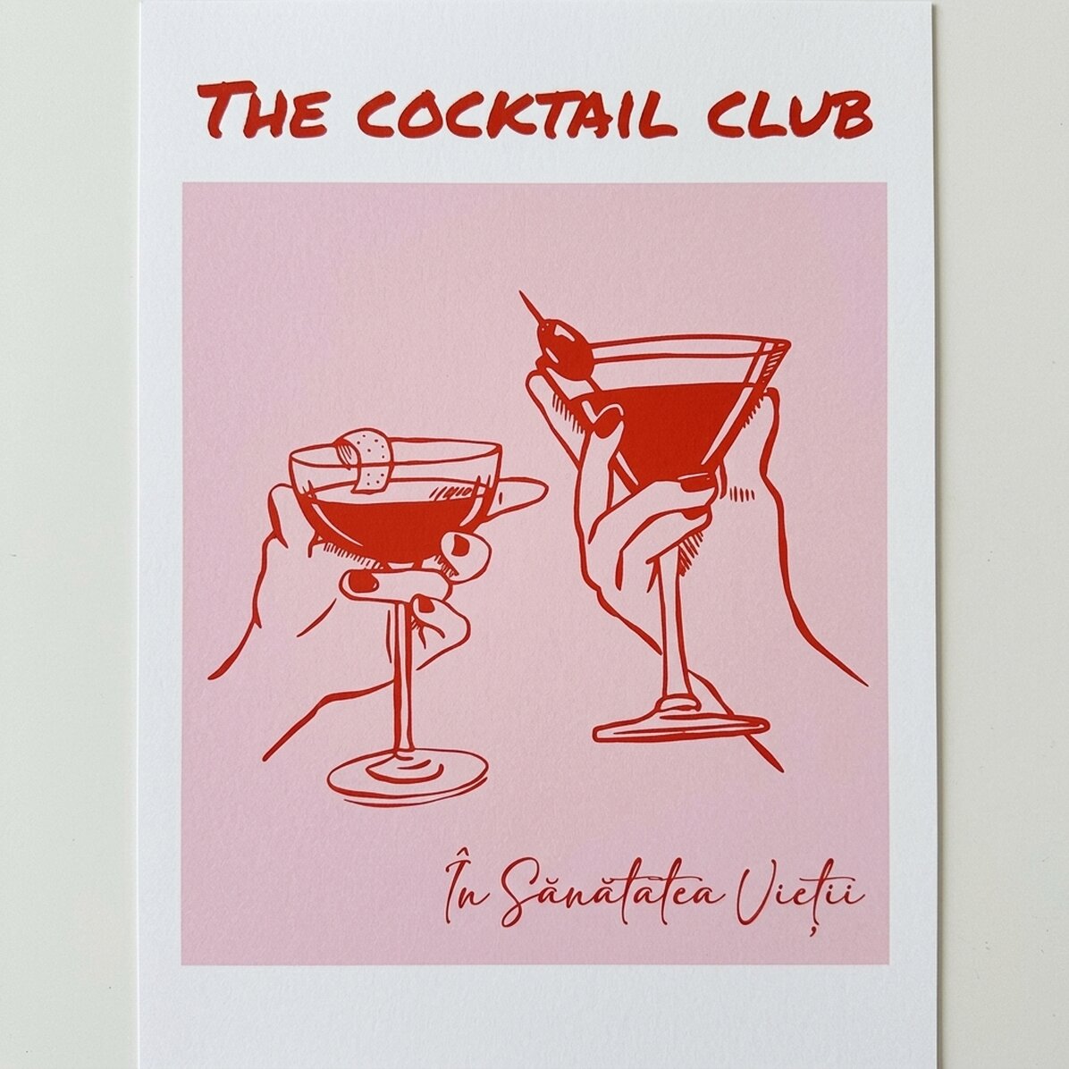 Plakat „The Cocktail Club”
