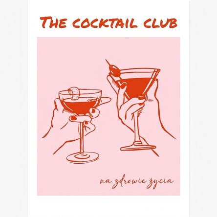 Plakat „The Cocktail Club”