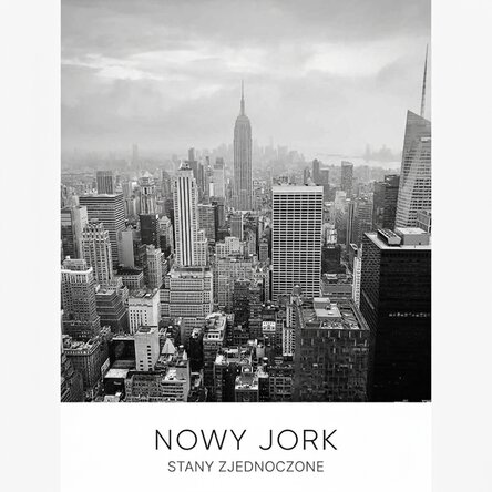 Plakat przedstawiający Nowy Jork