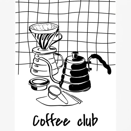 Plakat Coffee Club
