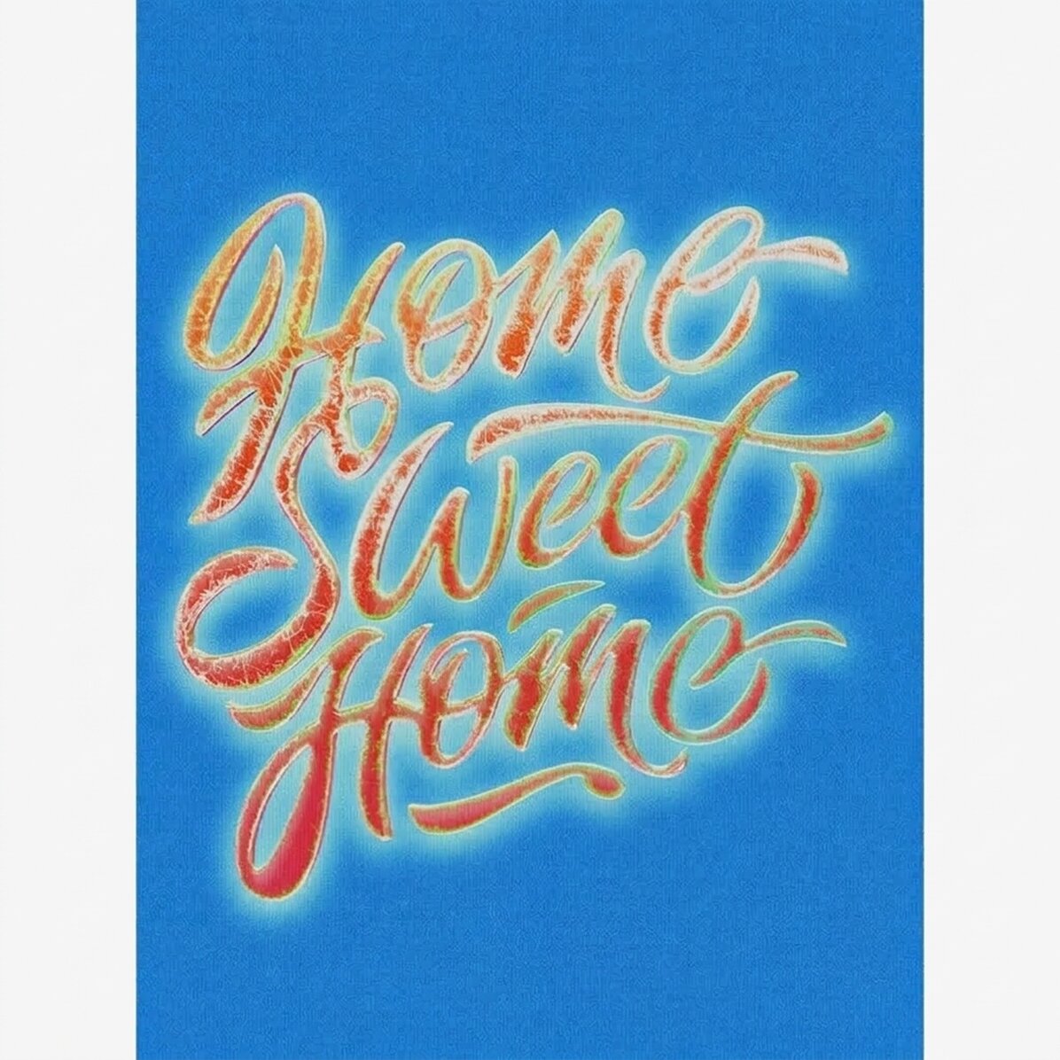 Plakat „Home sweet home”