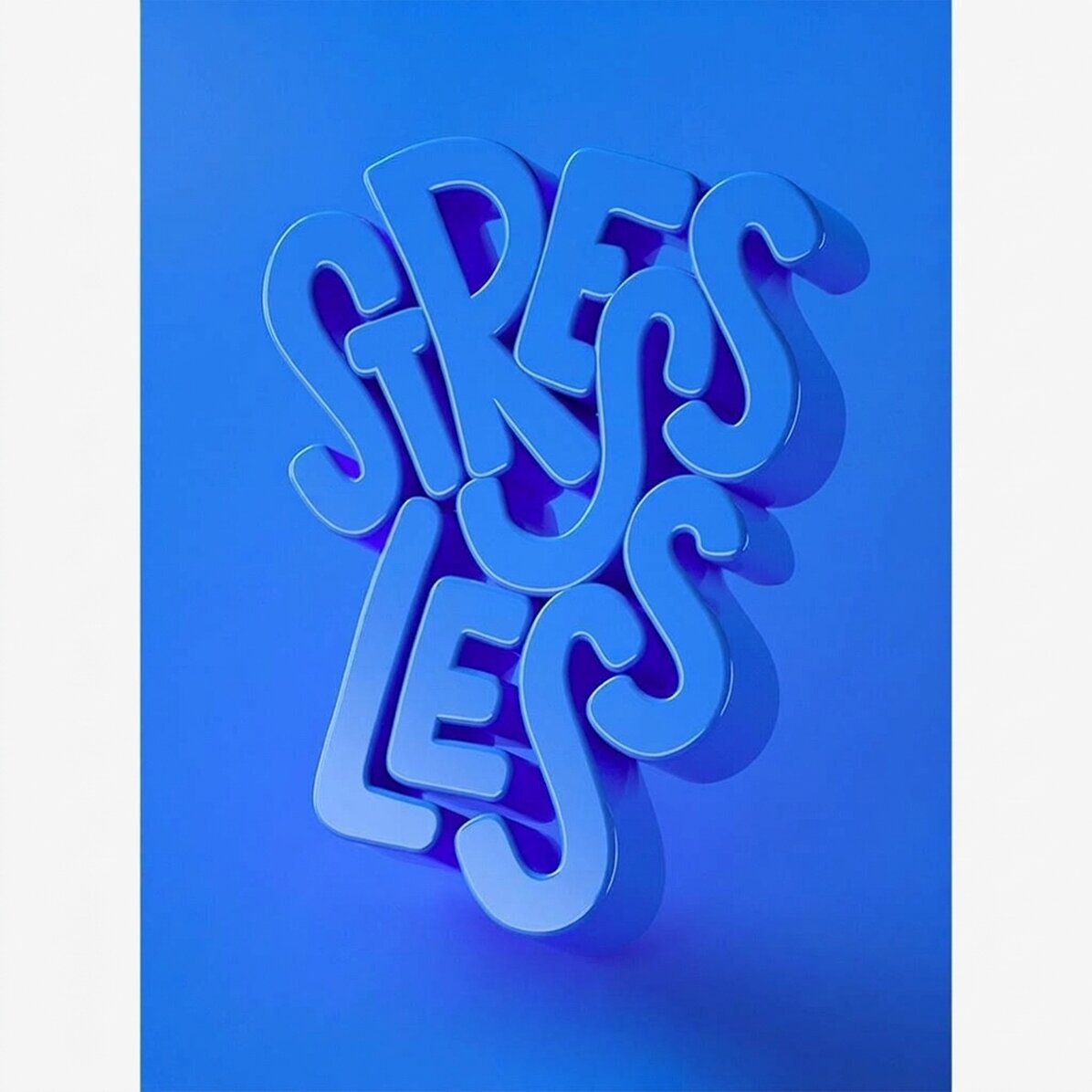 Plakat „Stress Less”