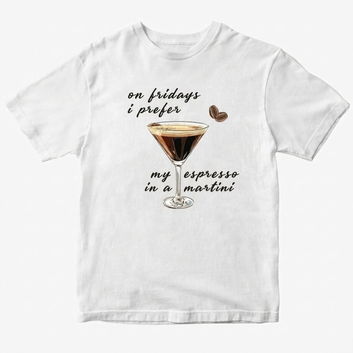 Koszulka bawełniana z nadrukiem – Espresso Martini