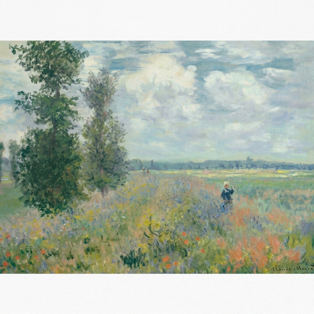 Plakat w formacie poziomym – Claude Monet, Pole maków koło Argenteuil, 1875 r.
